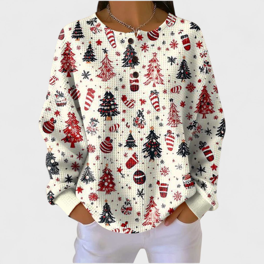 Juliet – Sweater with Christmas Motifs