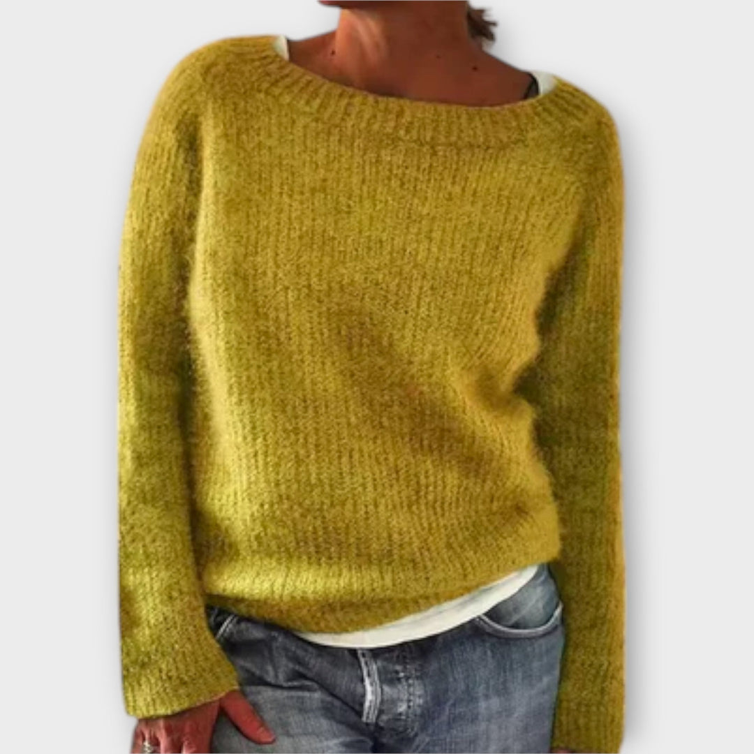 Lottie – Sweater in Warm Mustard
