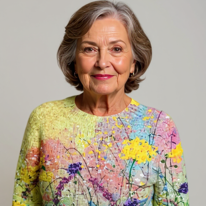Moira – Sweater with Wildflower Meadow