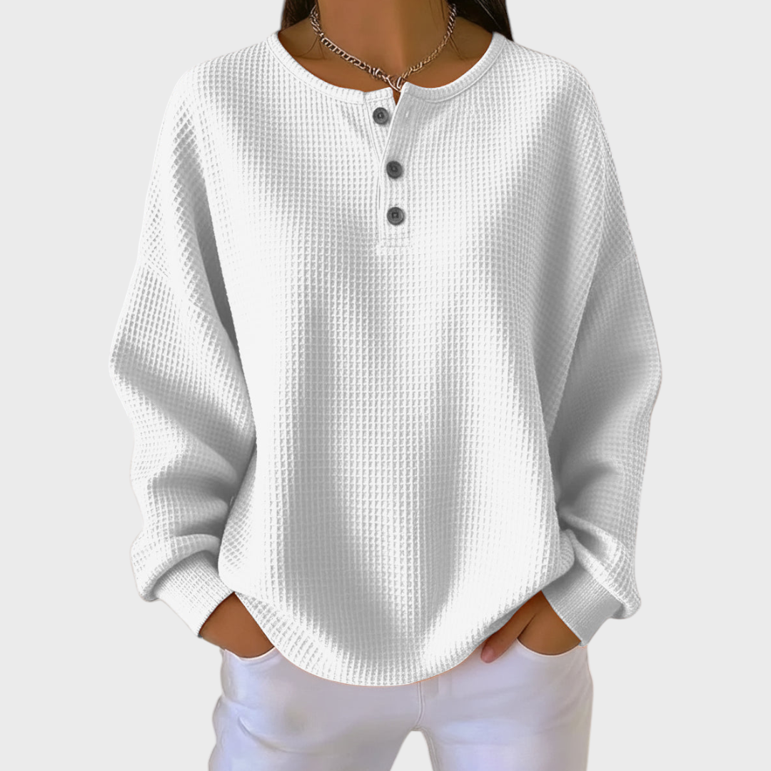 Annabel – Sweater in Warm Orange