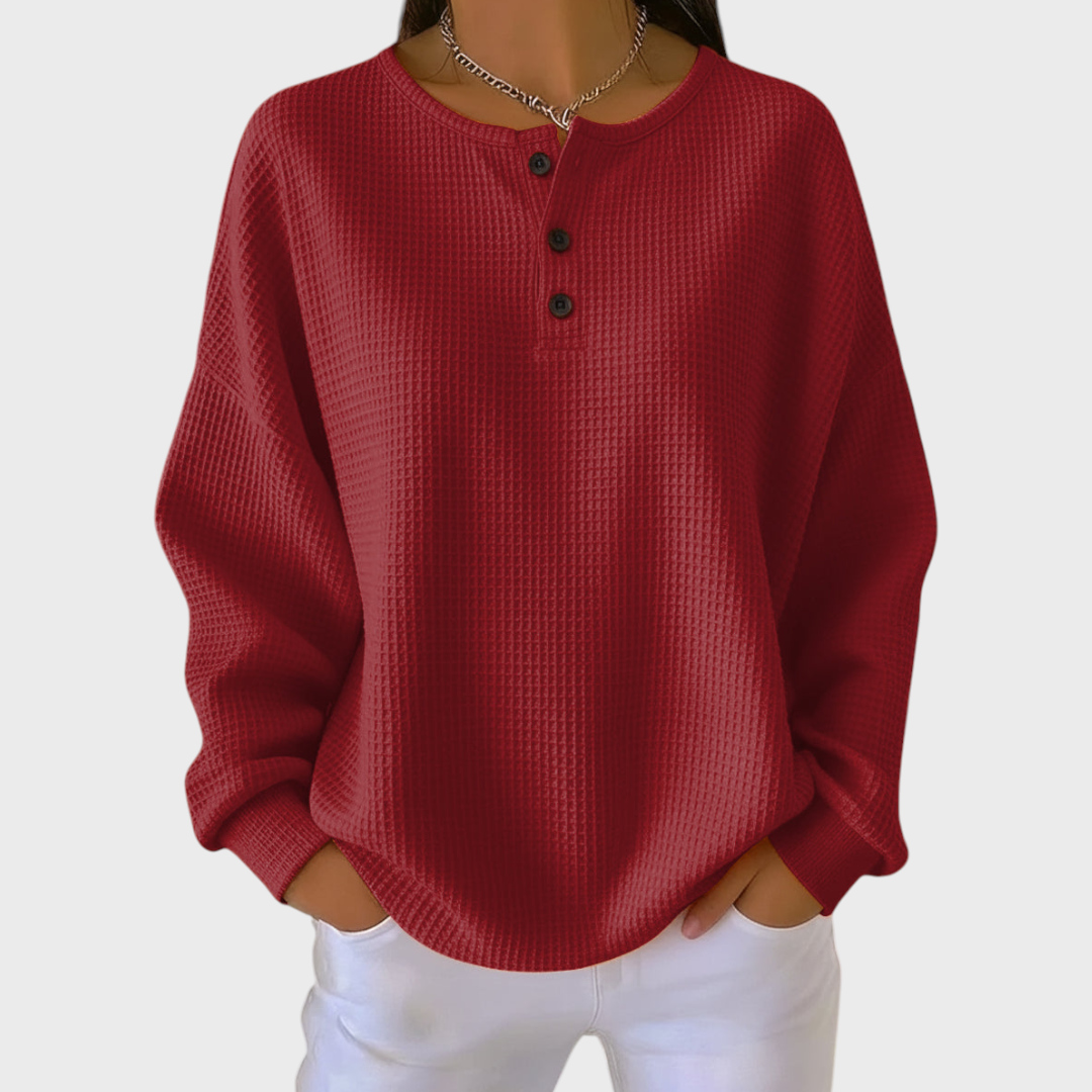 Annabel – Sweater in Warm Orange