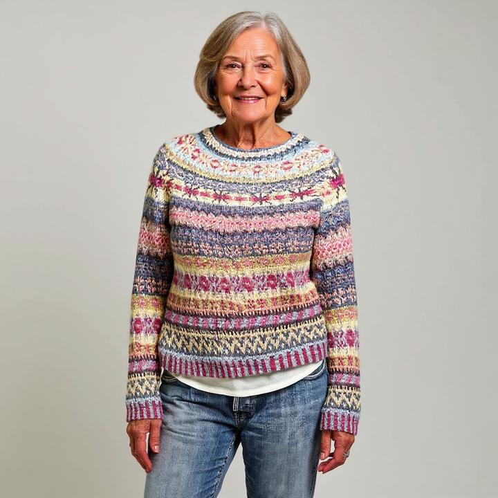 Lucinda – Sweater in Nordic Colour Mix