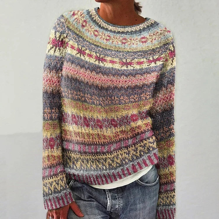 Lucinda – Sweater in Nordic Colour Mix