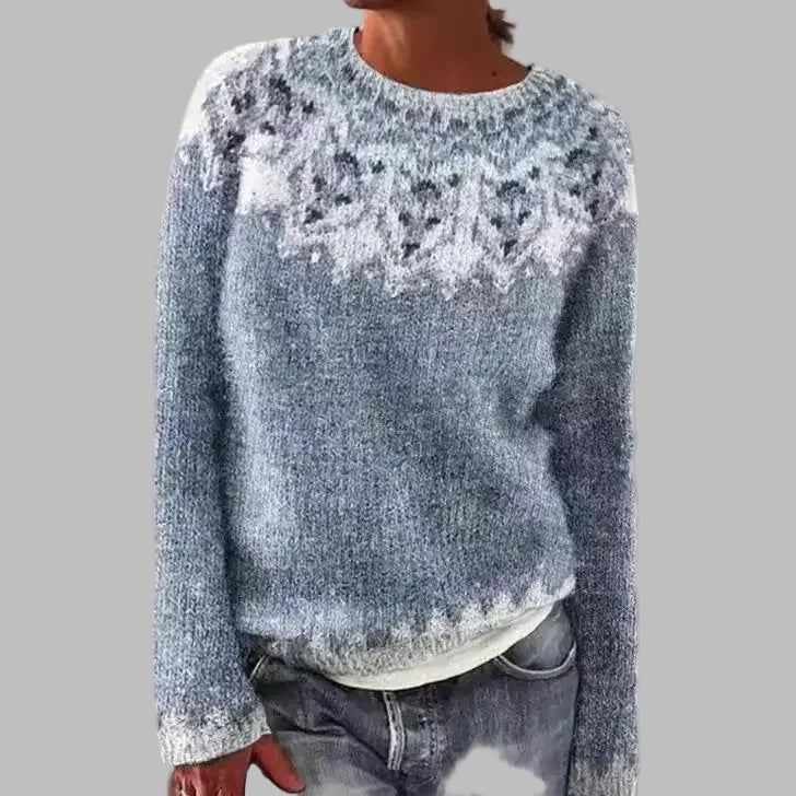 Etta – Sweater in Frost Pattern