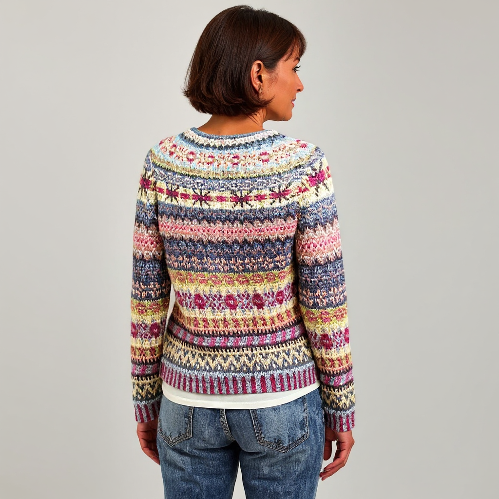 Clementine – Sweater in Nordic Stripe Mix