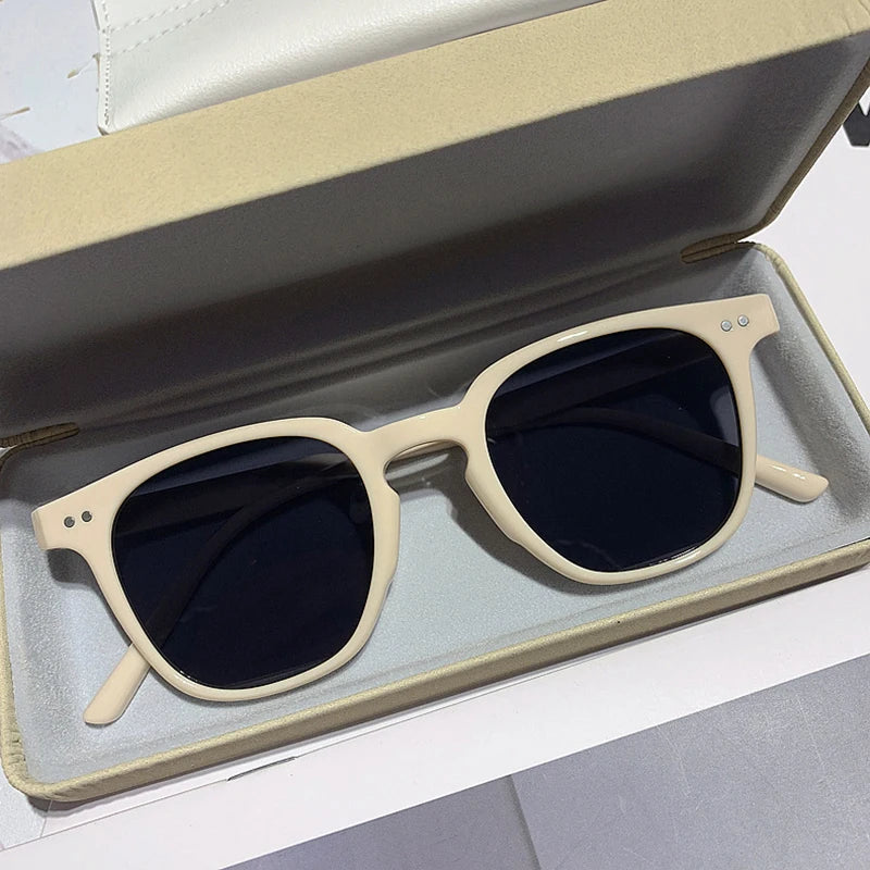 The Annex petite square sunglasses, front view