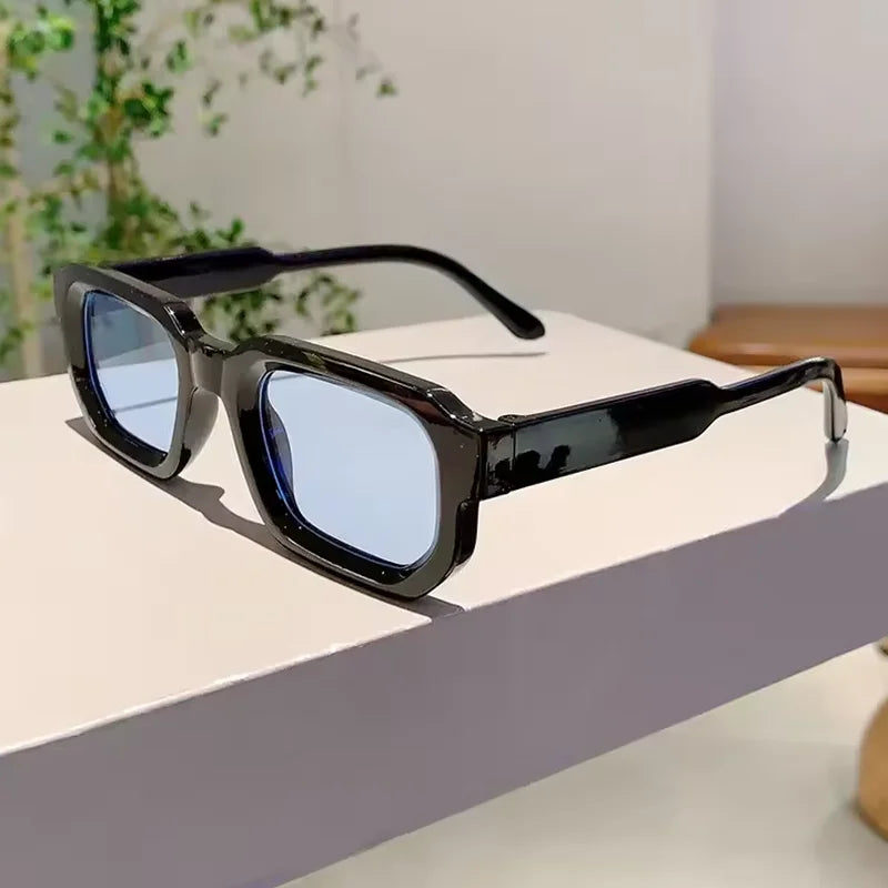The Rideau vintage rectangle sunglasses, front view